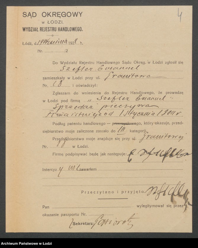 Obraz 6 z jednostki "Emanuel Szefler – sprzedaż pieczywa"