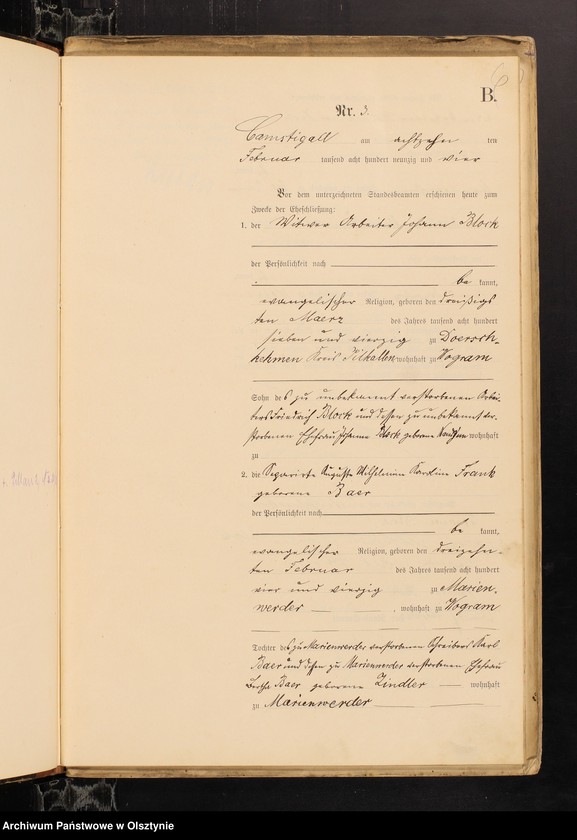 image.from.unit.number "Heiraths-Haupt-Register Nr 1 - 30"