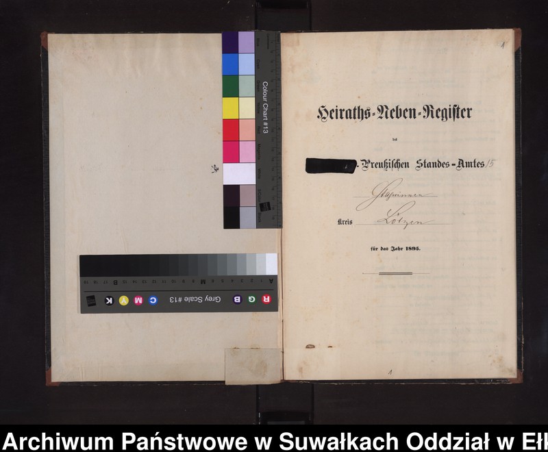 image.from.unit.number "Heiraths-Neben-Register des Preussischen Standes-Amtes Stasswinnen Kreis Lötzen"