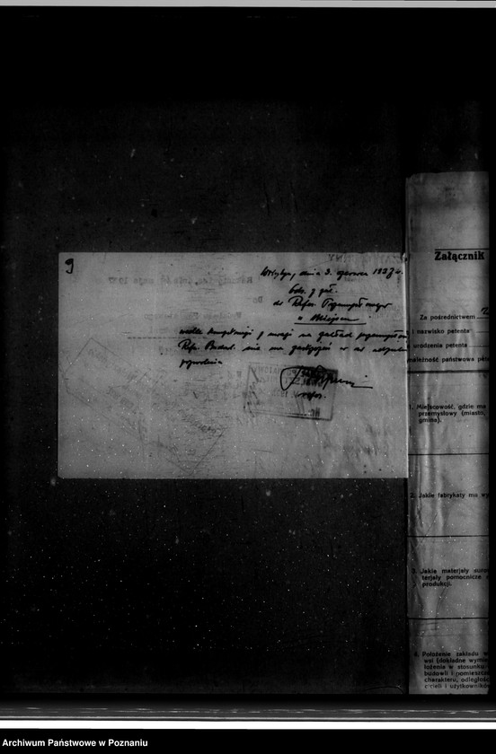 Obraz 13 z jednostki "Zatwierdzenie zakładu przemysłowego /odbudowa dachu gorzelni/ F. Plucińskiego w Ruchocicach powiat wolsztyński"