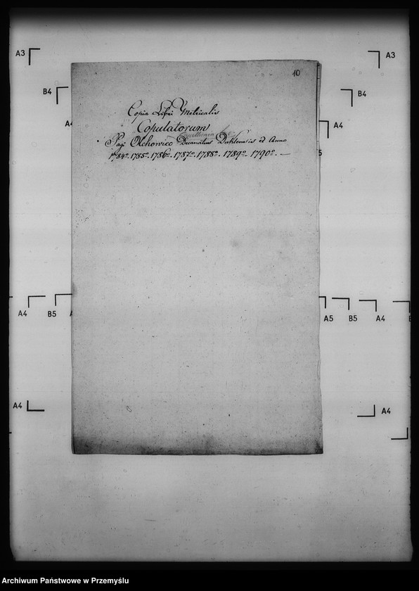 image.from.unit.number "[Kopie ksiąg metrykalnych parafii Olchowiec z filiami Ropianka, Wilsznia (dekanat Dukla)]"