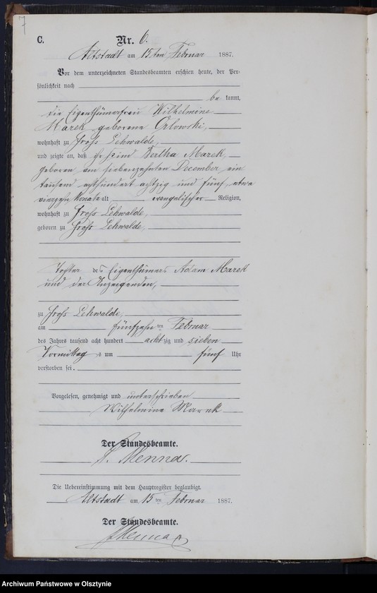 image.from.unit.number "Sterbe-Neben-Register Nr 1 - 54"