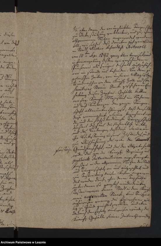 Obraz 7 z jednostki "[Akta betreffend das Gesuch der Stadtkommune wegen Andwendung der Retablissementgelder zu denen Prozesskosten]"