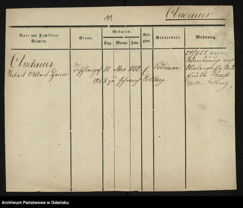 image.from.unit.number "Karty meldunkowe: Anbuhl - Andrees"