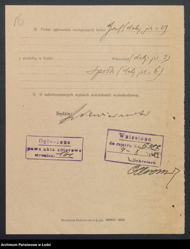 Obraz 17 z jednostki "Józef Psarski i S-ka- zakład ogrodniczy"