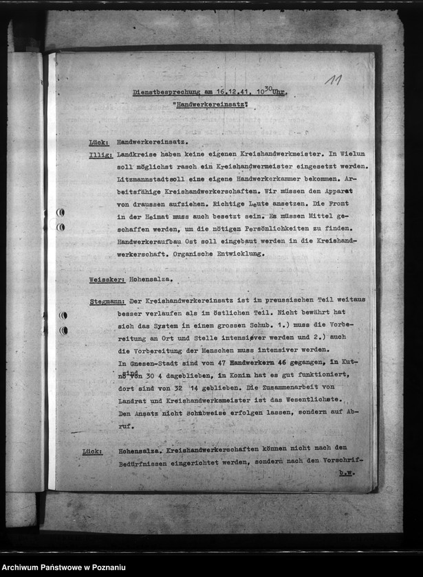 Obraz 15 z jednostki "Sprawozdania i protokoły zebrań w sprawie rzemiosła"