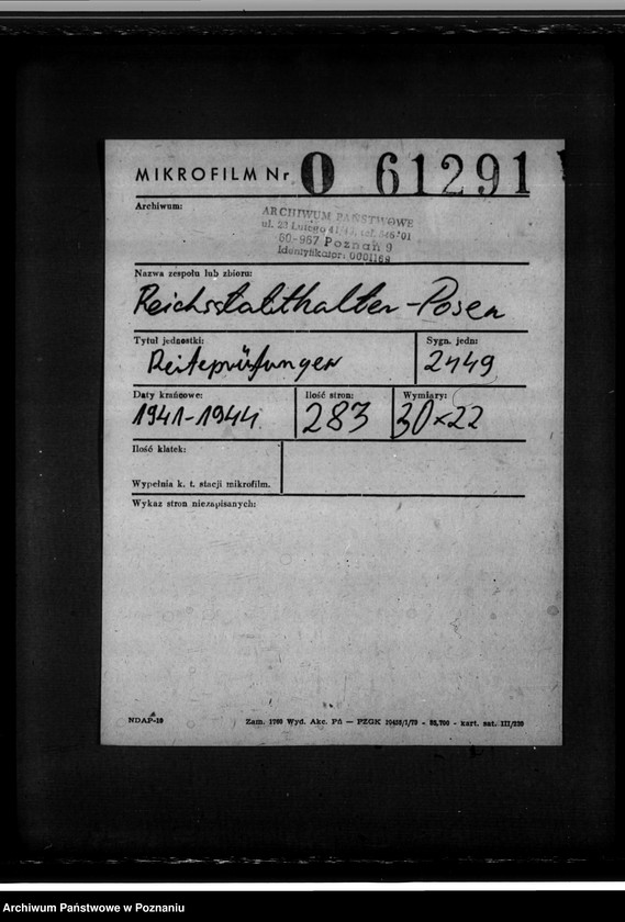 Obraz 2 z jednostki "Reifeprüfungen"