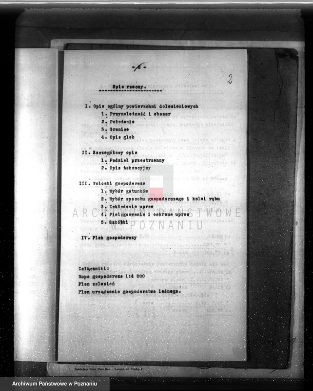 Obraz 6 z jednostki "Dodatkowy plan urządzenia gospodarstwa leśnego dla lasu majętności Grzuszyn powiat szamotulski"