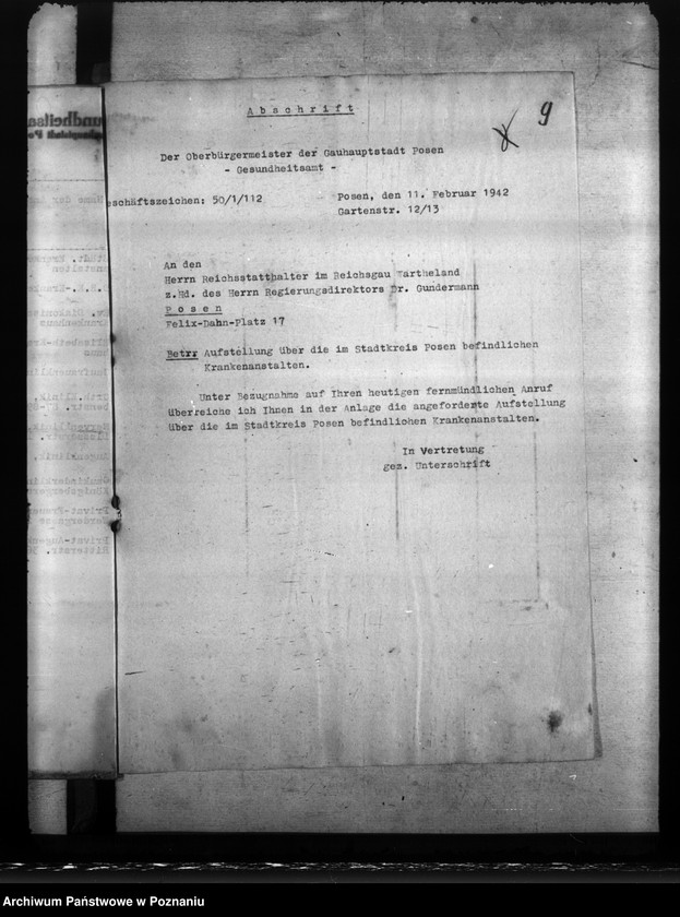 Obraz 13 z jednostki "Krankenanstalten"