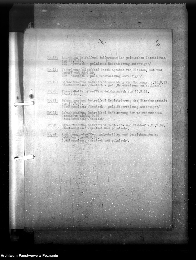 Obraz 11 z jednostki "Verordnungsblatt (Schriftwechsel) des Cheft der Zivilverwaltung"