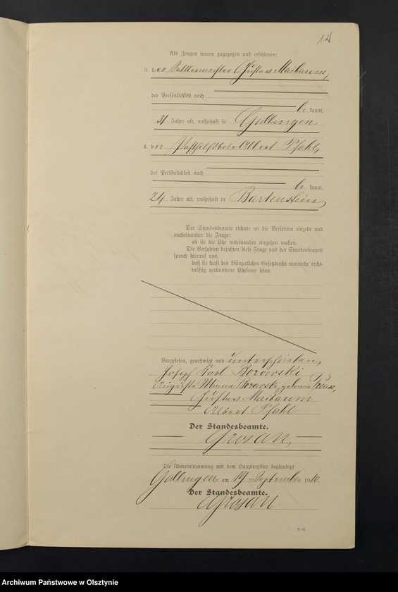 Obraz 15 z jednostki "Heiraths-Neben-Register Nr 1 - 11"