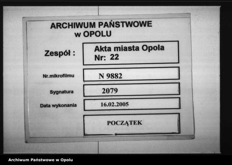 Obraz 1 z jednostki "Acta des Magistrats zu Oppeln betreffend Ausschank von "Wein, Bier und feinen Liqueren" im Riesenfeldschen Hause durch [...] Hentschel Vol: I"