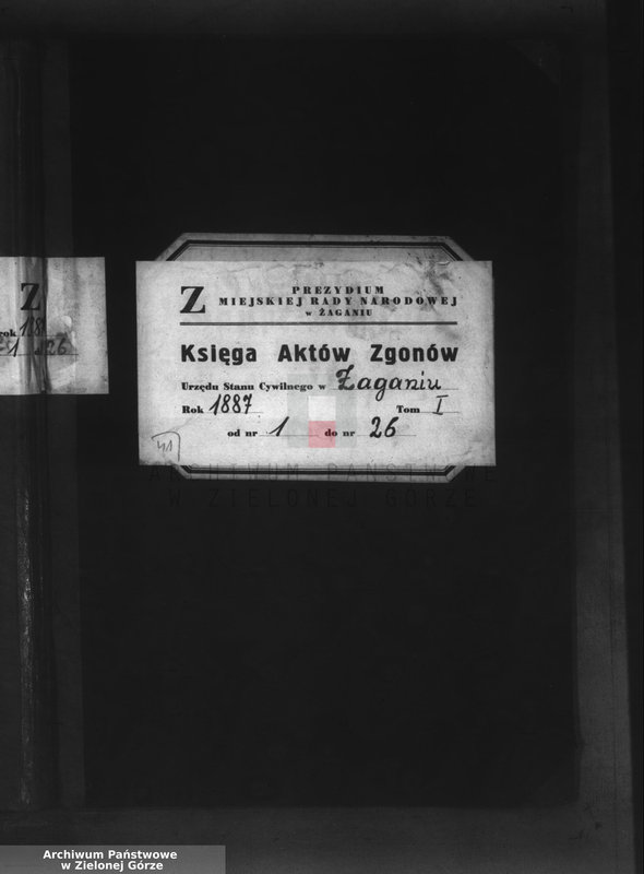 Obraz 2 z jednostki "[Księga aktów zgonów]"