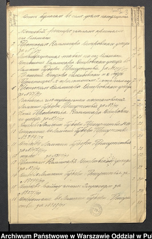 image.from.unit.number "O urządzaniu chłopów byłej rządowej wsi Ciski, gm. Długosiodło, wchodzącej w skład prywatnej własności Przetycz podlegającej ziemianinowi Stanisławowi Damięckiemu cz.16"