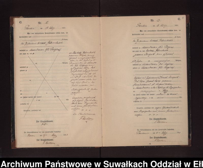 image.from.unit.number "Sterbe-Neben-Register des Preussischen Standes-Amtes Neuhoff Kreis Loetzen"