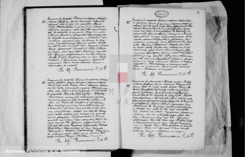 Obraz 12 z jednostki "Akta urodzeń, małżeństw i zgonów"