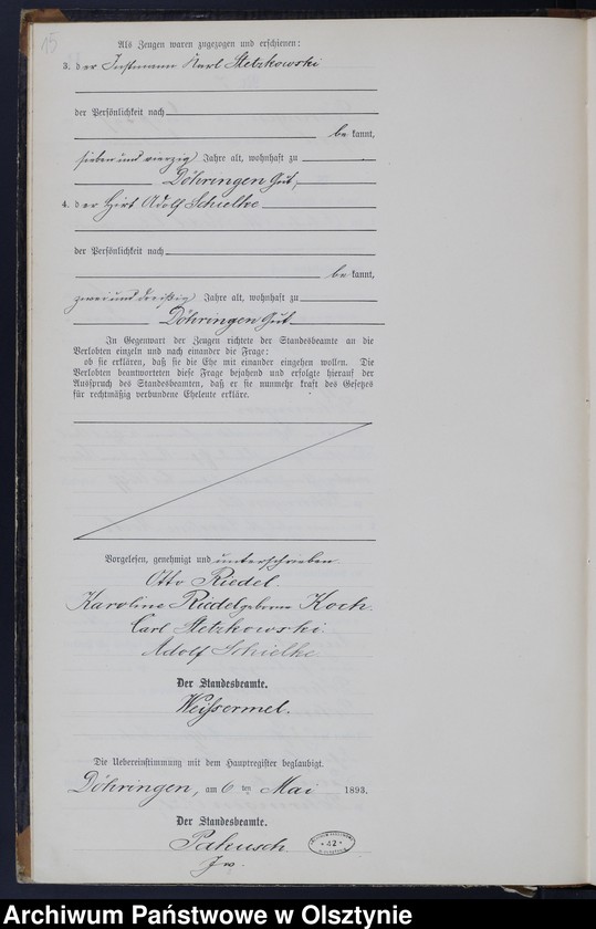 image.from.unit.number "Heiraths-Neben-Register Nr 1 - 19"