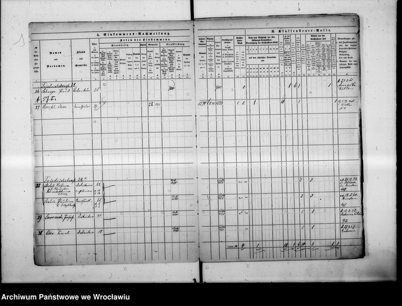 image.from.unit.number "Klassensteuerrolle nebst Eikommens - Nachweisung"