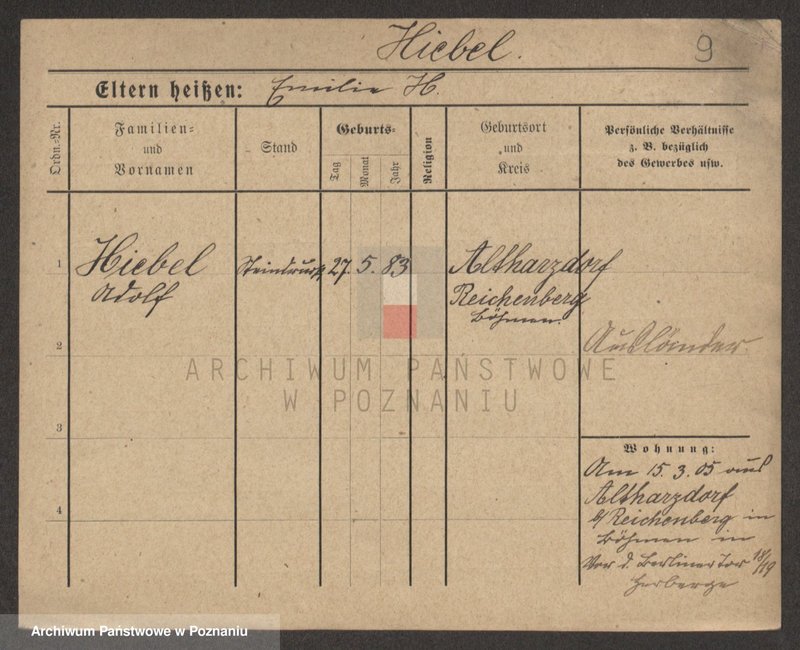 Obraz 9 z jednostki "Hibel (Hü) - Hilczyński"