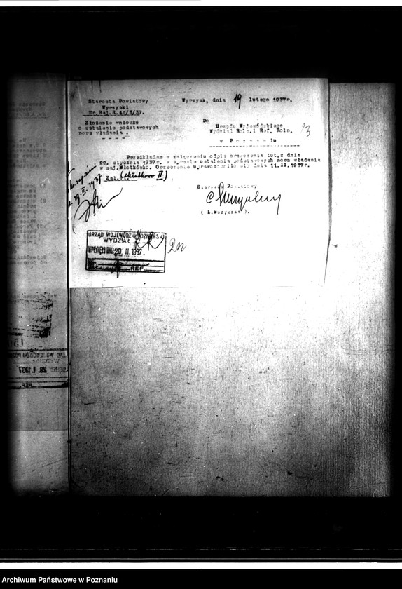 Obraz 17 z jednostki "Wyłączenie z art. 4 i 5 ustawy o wykonaniu reformy rolnej w powiecie wyrzyskim sprawy ogólne"