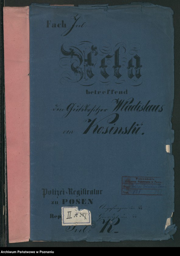 Obraz 2 z jednostki "A. betr. Wladislaus von Kosinski"