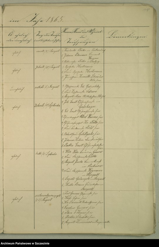 image.from.unit.number "[Die Duplicate des Kirchenbuchs der Parochie Wangerin - Węgorzyno pro 1865]"