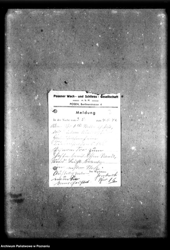 Obraz 6 z jednostki "[Korespondencja w sprawie strzeżenia obiektów Domu]."