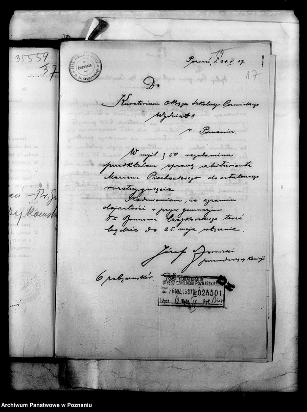 Obraz 20 z jednostki "Prywatne Gimnazjum Czajkowskiego- Poznań [wykaz uczniów klasy VIII- ej]"