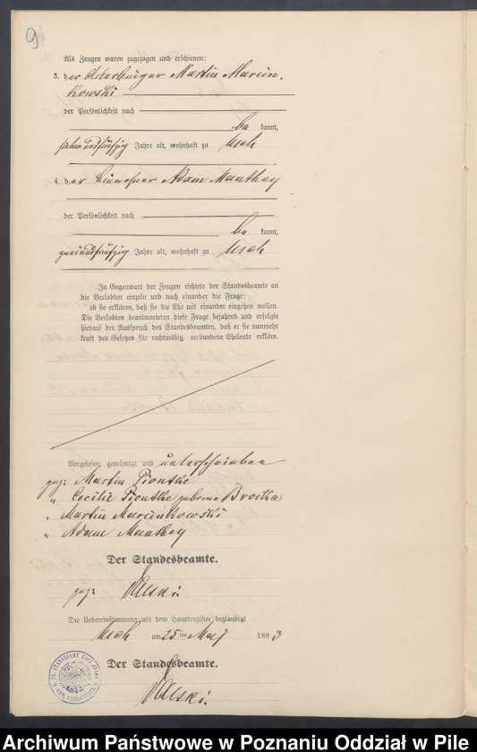 Obraz 11 z jednostki "Księga małżeństw"