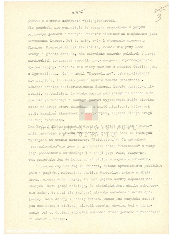 Obraz 9 z jednostki "Relacje i wspomnienia dotyczące powstania wielkopolskiego: 1. Krystynki, powiat Rawicz, województwo poznańskie, 2. Krotoszyn, powiat Krotoszyn, województwo poznańskie, 3. Krobia, powiat Gostyń, województwo poznańskie."