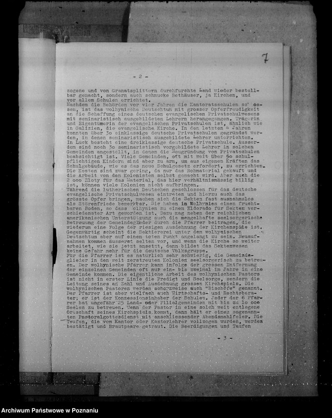 Obraz 11 z jednostki "Materiały dotyczące sytuacji Niemczyzny na Wołyniu, w Galicji i w okręgach białostockim i narewskim"