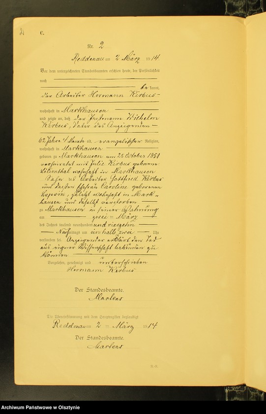 image.from.unit.number "Sterbe-Neben-Register Nr 1 - 25[ Księga zgonów - wtóropis ]"