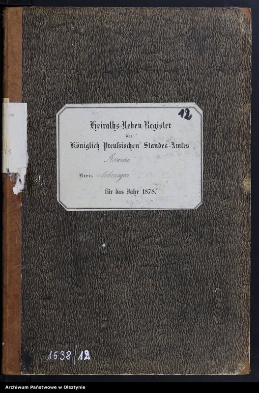 image.from.unit.number "Heiraths-Neben-Register Nr 1 - 17"