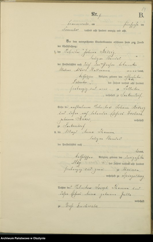 image.from.unit.number "Heiraths-Haupt-Register Nr 1 - 12"