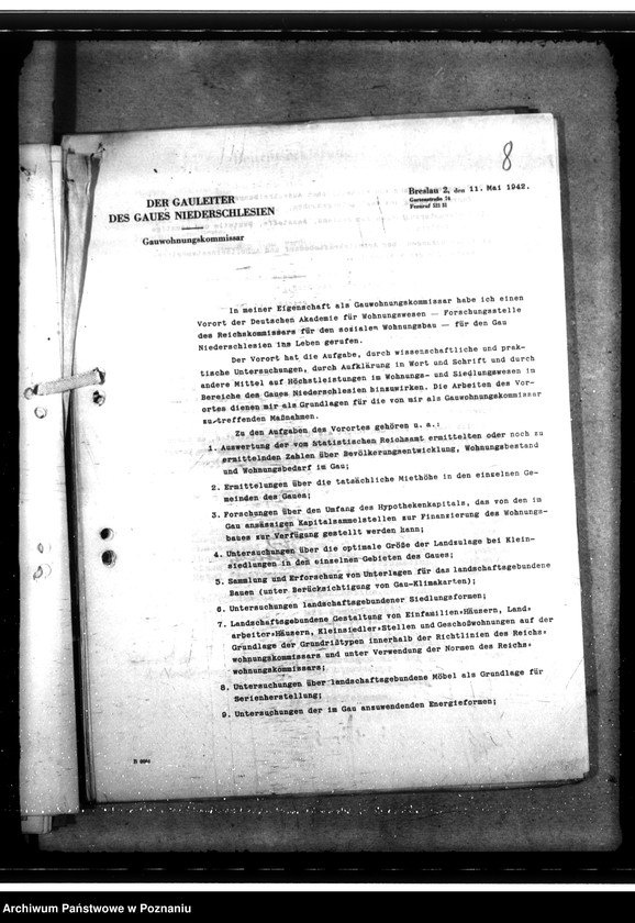 Obraz 13 z jednostki "Wohnungs- und Siedlungsämter"