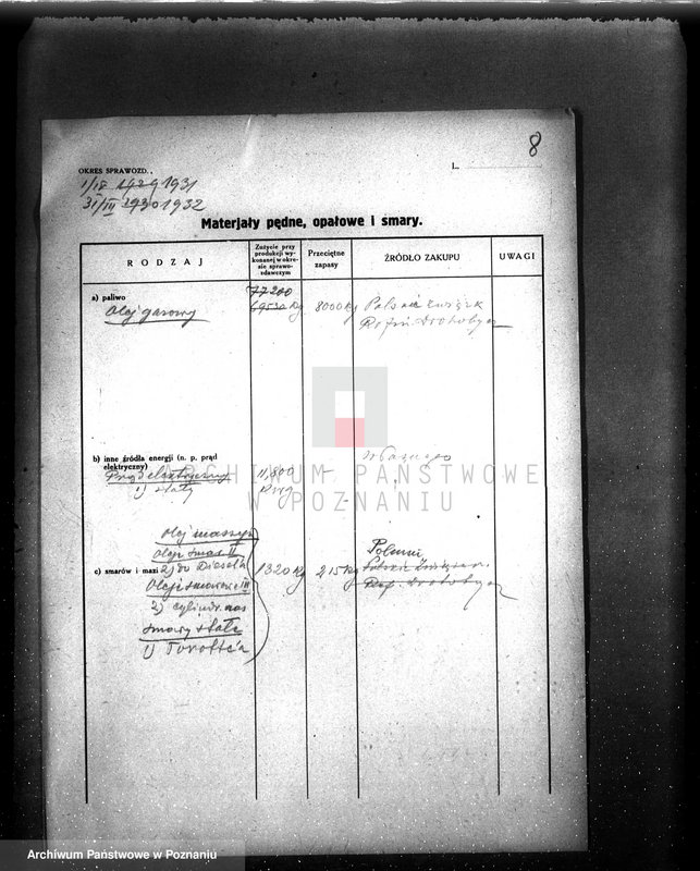 Obraz 12 z jednostki "Kwestionariusz elektrowni miejskiej w Krotoszynie"