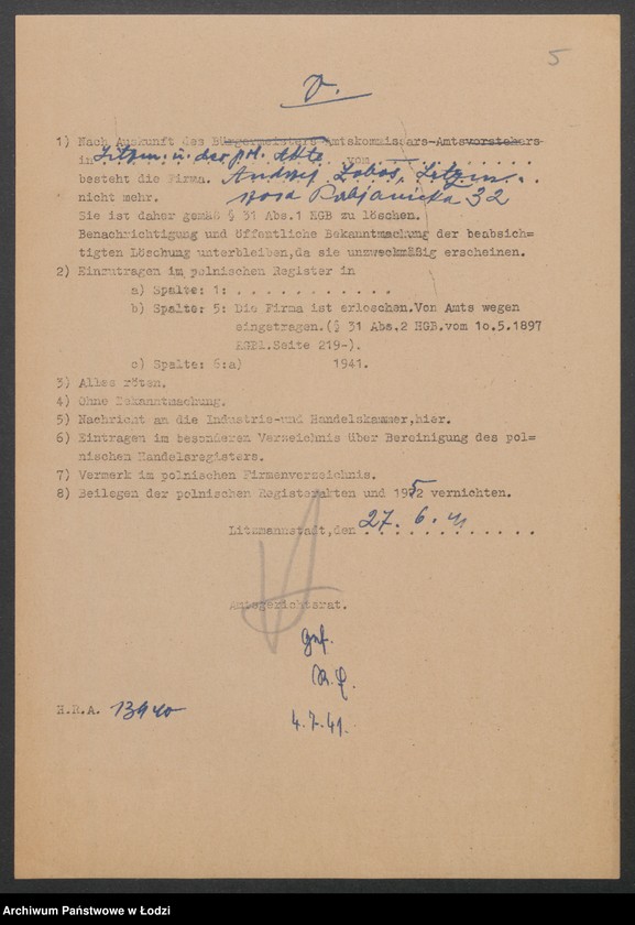 Obraz 7 z jednostki "Andrzej Łobos- sklep galanteryjny"