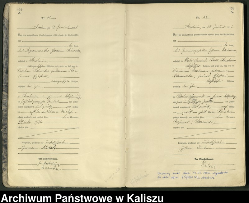Obraz 20 z jednostki "[Księga urodzeń]"