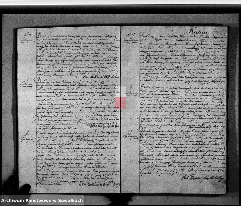 image.from.unit.number "Księga Duplikat Aktow Urodzonych, Zaślubionych i Zeszłych wyznania Mojżeszowego Okręgu Wiejsieie na rok 1840 sporządzona"