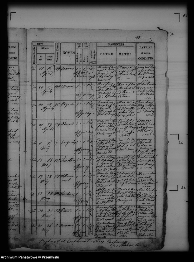 Obraz 7 z jednostki "[Kopie ksiąg metrykalnych parafii Piątkowa Ruska (dekanat Bircza)]"