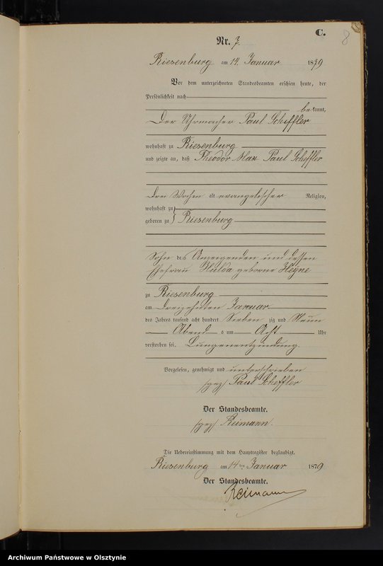 image.from.unit.number "Sterbe-Neben-Register Nr 1 - 125"