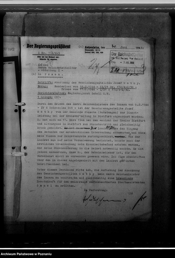 Obraz 7 z jednostki "Gansl, Mathy, Purkhart - urzędnicy"