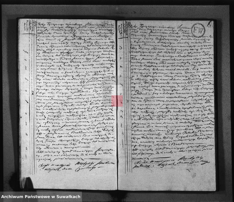 image.from.unit.number "Akta Zaślubionych Gminy Bakałarzewskiey"