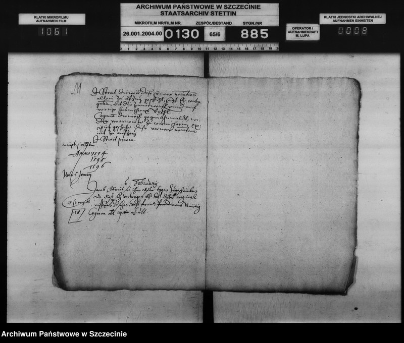 Obraz 9 z jednostki "Hans v. Mautenffel zu Broitz / seinen Schwager Moritz von Kleist zu Dubberow: Aussteuerzahlung."