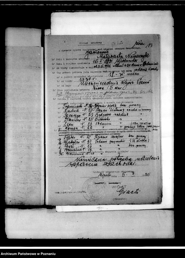 Obraz 16 z jednostki "Majątek Jabłonowo powiat chodzieski sprawy gminne i ubogich"