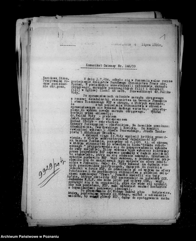 Obraz 5 z jednostki "[Komunikaty dzienne nr 146-187]"