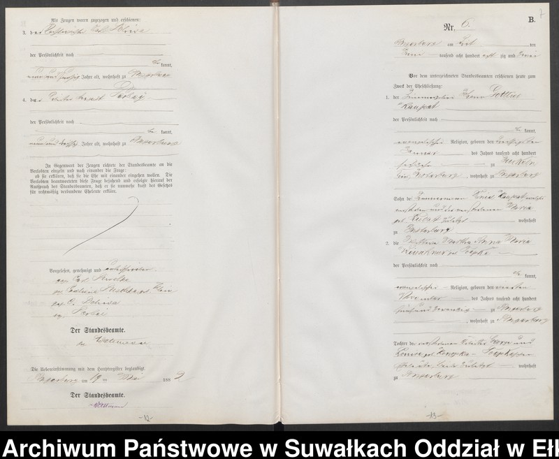 image.from.unit.number "Heiraths-Neben-Register des Preussischen Standes-Amtes Angerburg Kreis Angerburg"