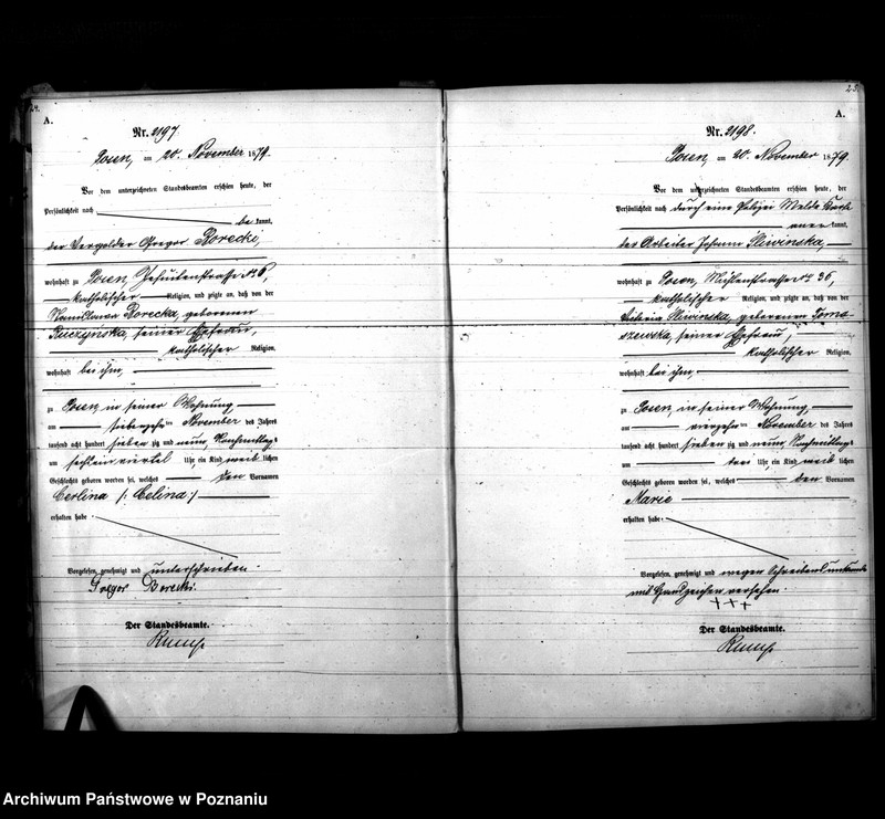 Obraz 15 z jednostki "Księga urodzeń t. V"