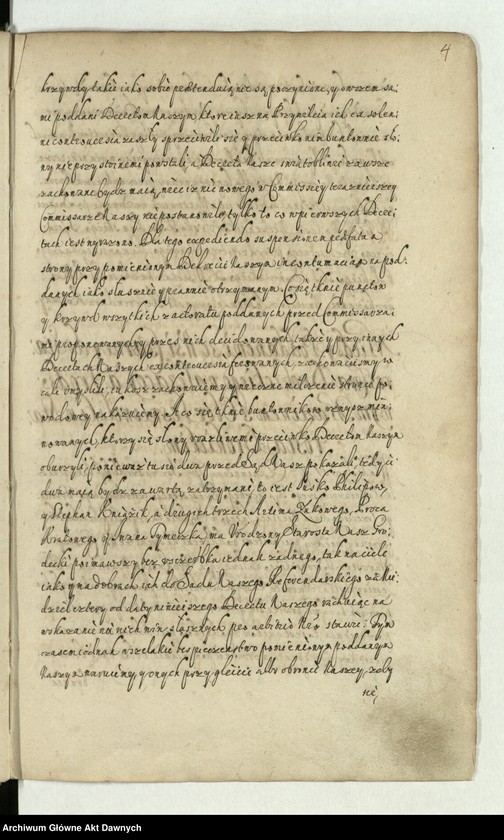 image.from.unit.number ""Dekreta referendarskie za urzędu wielebnego księdza Wacława z Leszna Leszczyńskiego referendarza koronnego, proboszcza płockiego, łęczyckiego, kanonika krakowskiego. Między starostami i dzierżawcami dóbr królewskich a poddanymi. Ab anno Dni 1643 ad annum 1645 ferowane"."