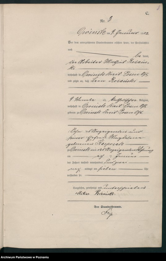 Obraz 5 z jednostki "Sterbe-Haupt-Register"